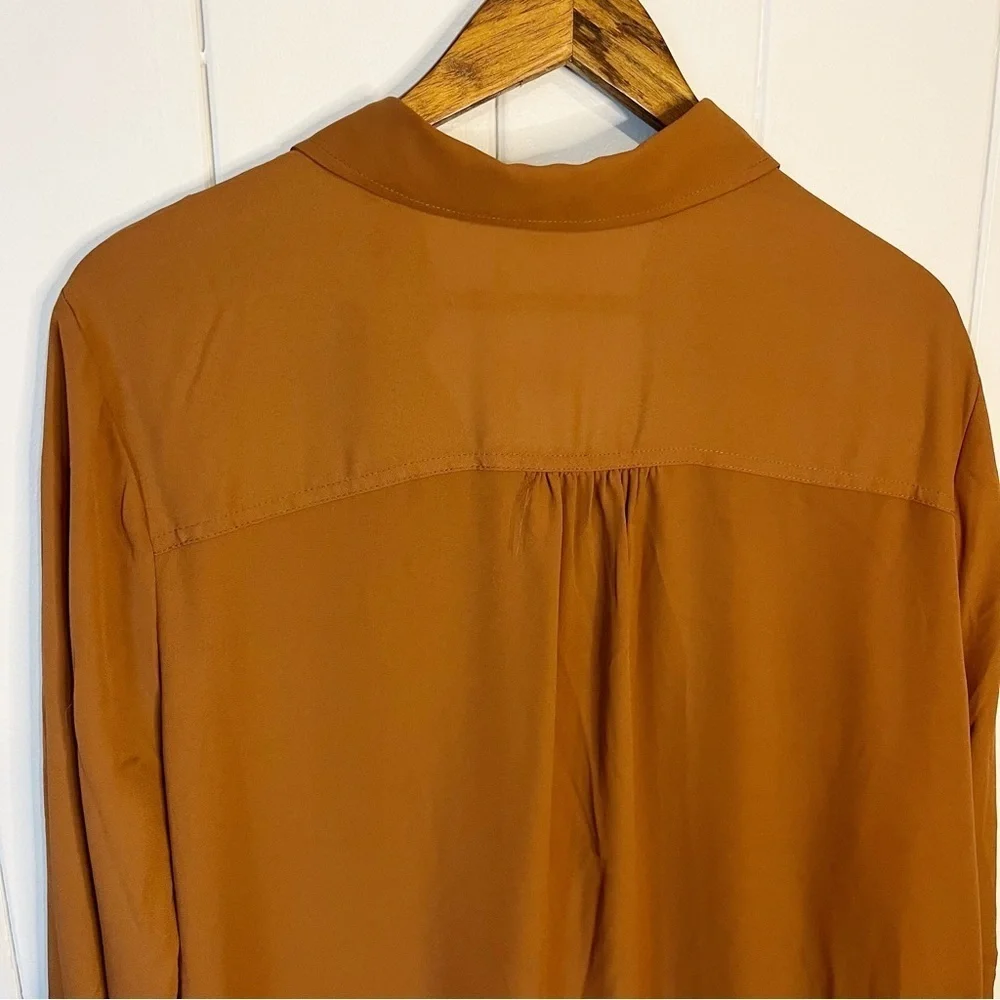 Maurices Rust/Brown Button Down Top. Size XXL. NWT. - Picture 6 of 7